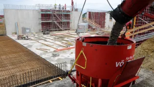 Nachhaltiger Beton am Foster Campus