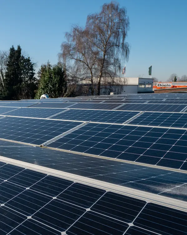 Photovoltaic system on the company premises