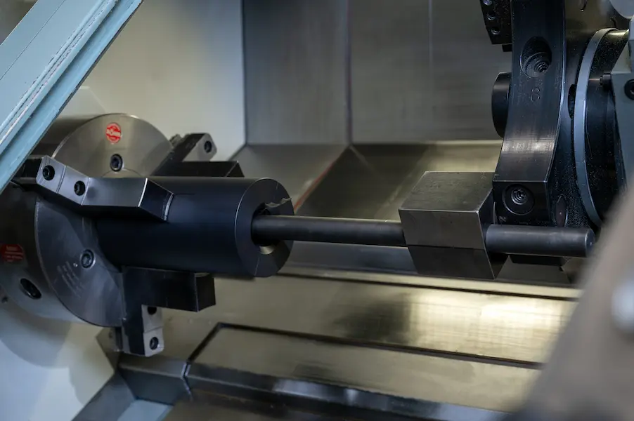 CNC-manufactured plastic part