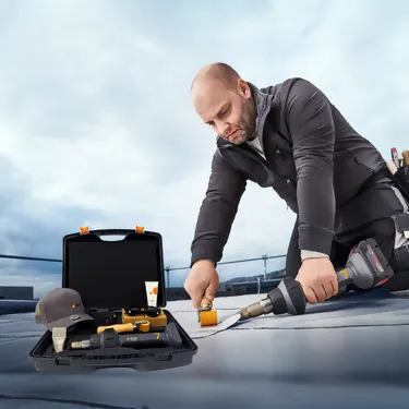 Roofing Kit mit MobileHeat 7 für Dachdecker