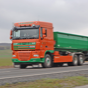 Fuhrpark für Abholung und Transport