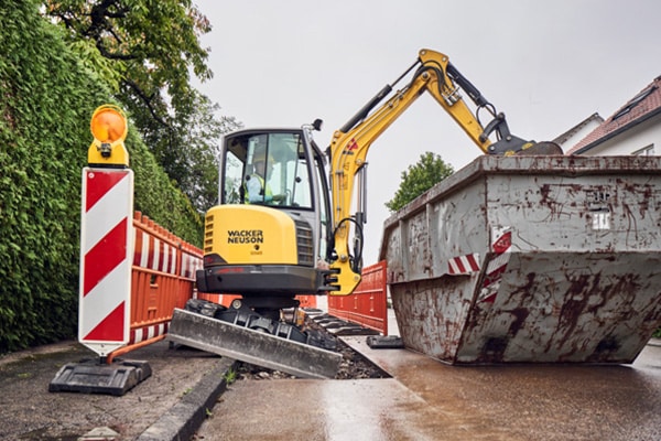 Wacker Neuson Bagger aus dem Baumaschinensortiment