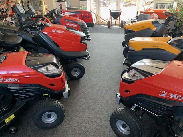 Gartentechnik (Rasenmäher, Häcksler, Motorsägen)