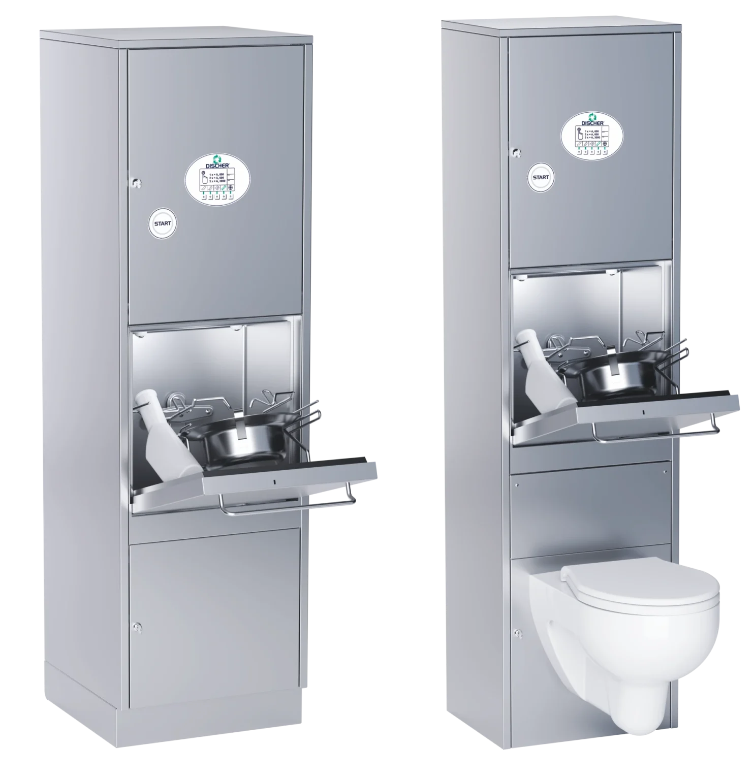 DISCHER Boy Fäkalspüle / WC-Kombination
