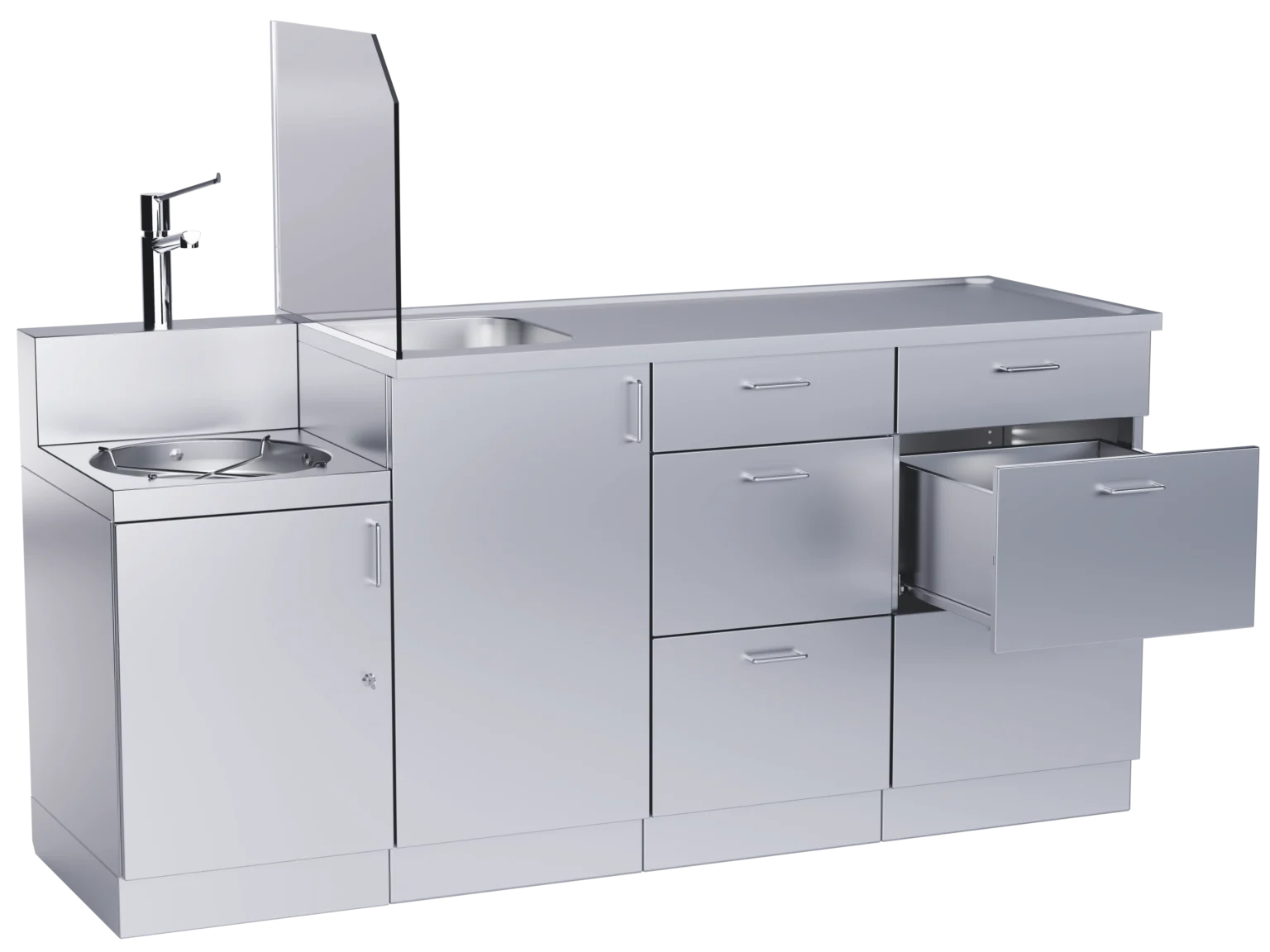 DISCHER Sonderschrank mit Waschbecken