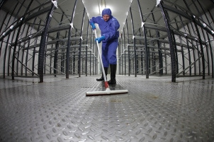 Industriereinigung von Produktionsanlagen