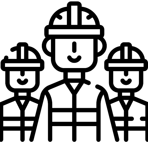Team in the metalworking trade