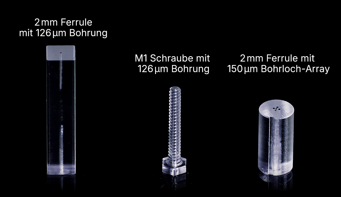 Faserführungen & optische Schnittstellen
