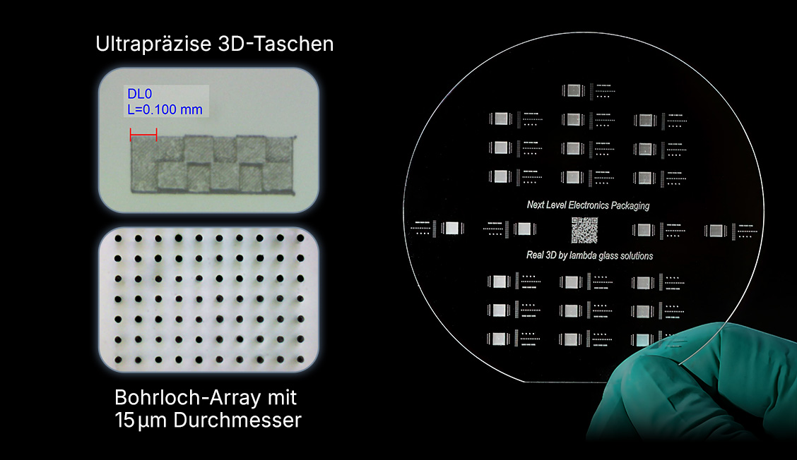 3D-Packaging mit TGVs