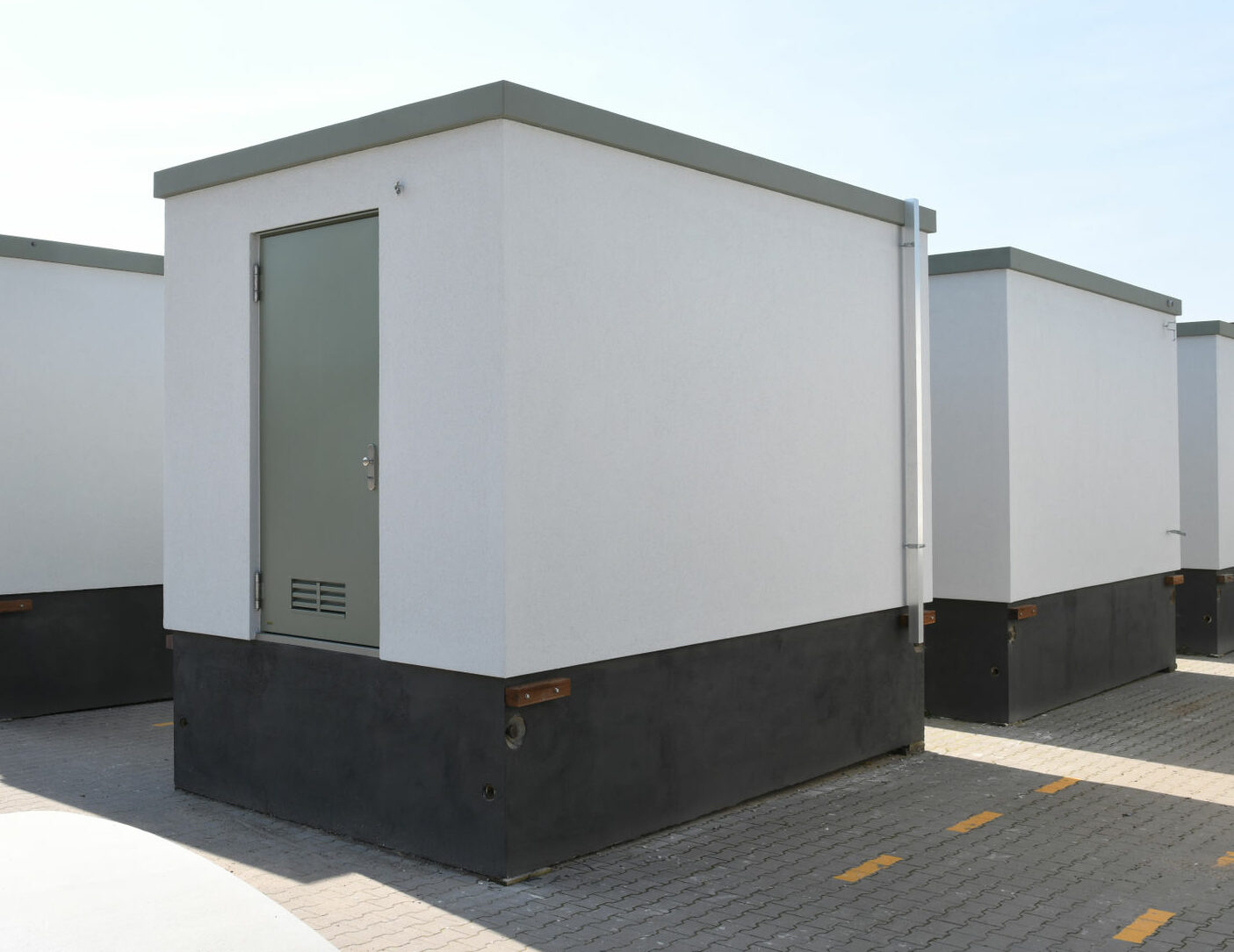 Trafostation aus Betonfertigteilen