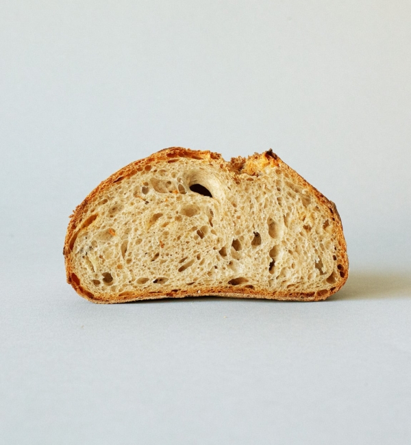 Bio Zwiebelbrot – Anschnitt