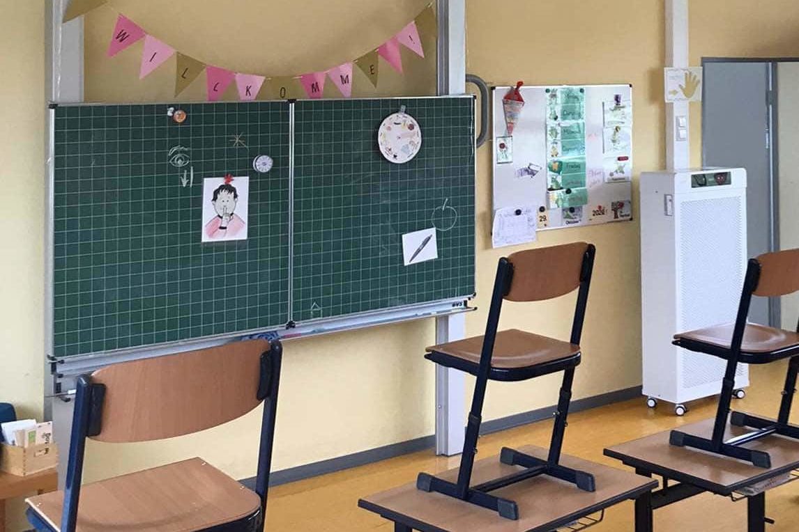 Luftreiniger im Klassenraum (Landkreis Main-Kinzig)
