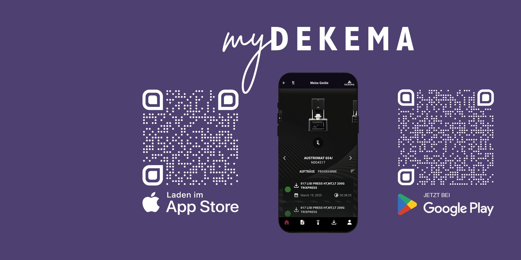 myDEKEMA-App zur Ofensteuerung