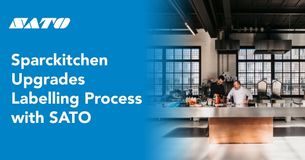 Etikettierprozess bei Sparckitchen mit SATO FX3-LX