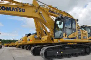 Geländegängige Baumaschinen