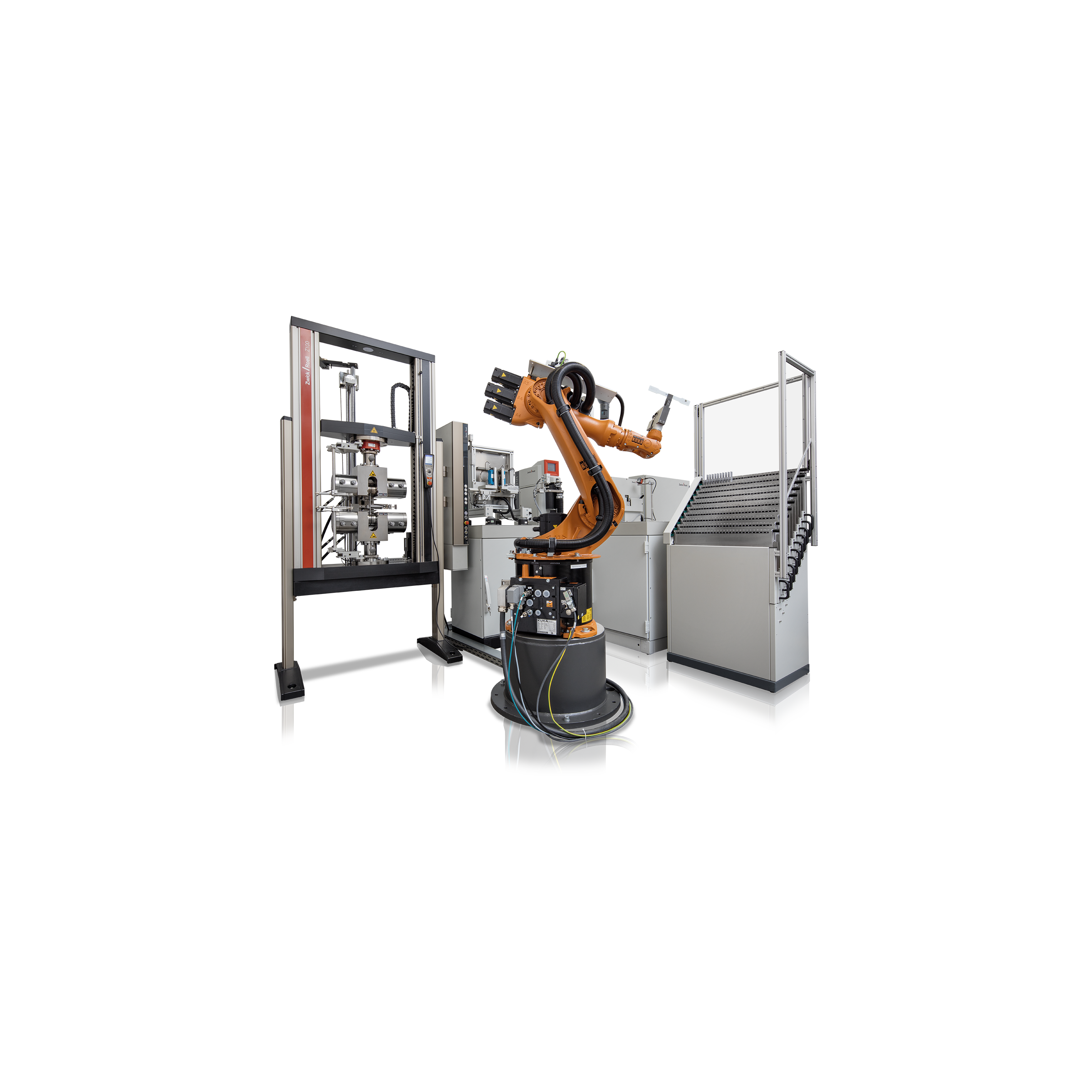 Automatisierte Werkstoffprüfung mit Roboterhandlingsystemen