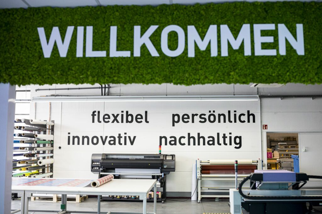 Nachhaltige Produktion: klimaneutraler Druck