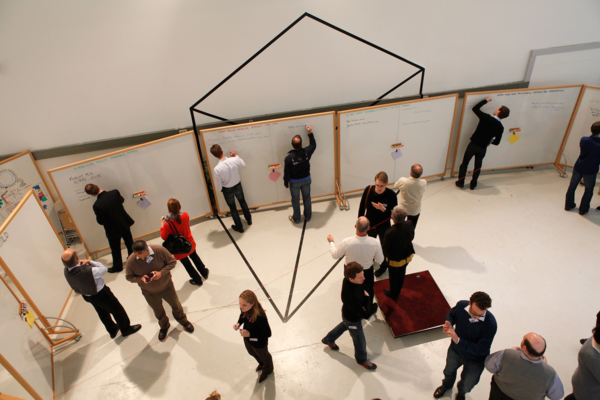Mobile Whiteboards im Workshop-Einsatz