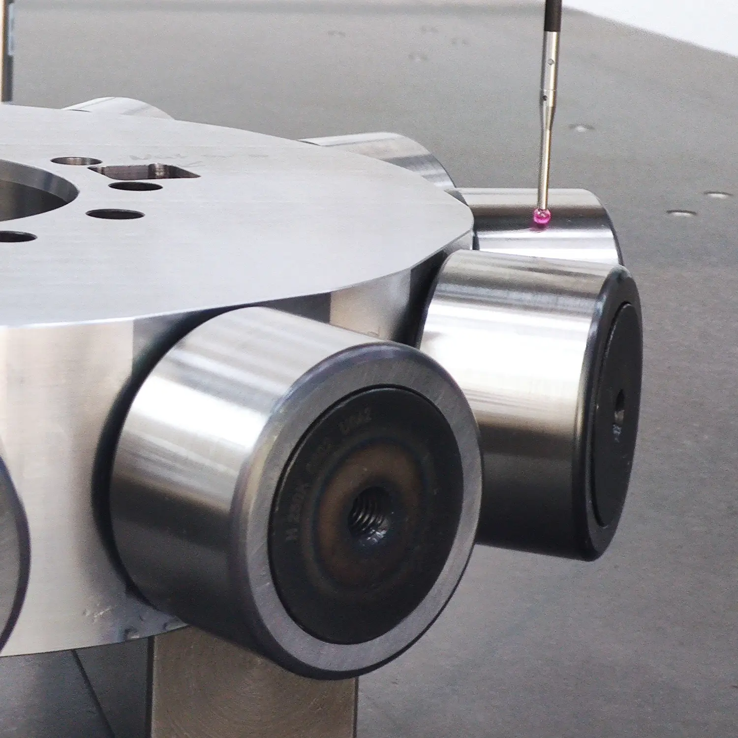 Messen eines Rollensterns auf der 3D-Messmaschine