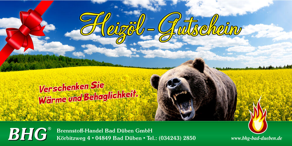 BHG Heizöl-Gutschein