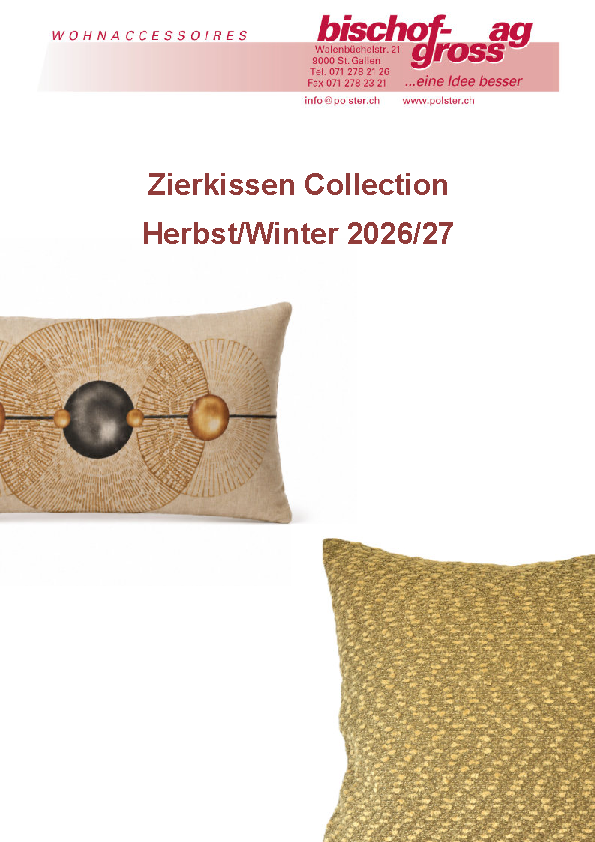 Zierkissen Kollektion