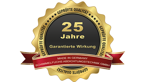 Bis zu 25 Jahre Garantie auf die Wirksamkeit der Produkte