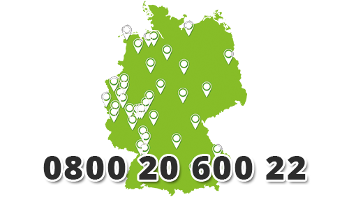 Bundesweit vor Ort