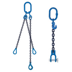 Assembly of a lifting chain