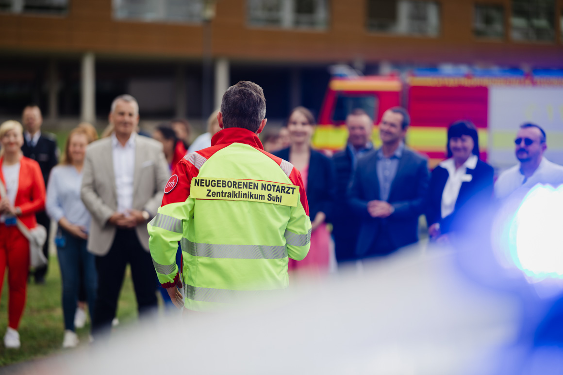 Indienststellung eines Baby-NEF im SRH Zentralklinikum Suhl