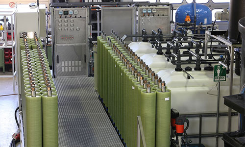 Deponie-Sickerwasserreinigungsanlage
