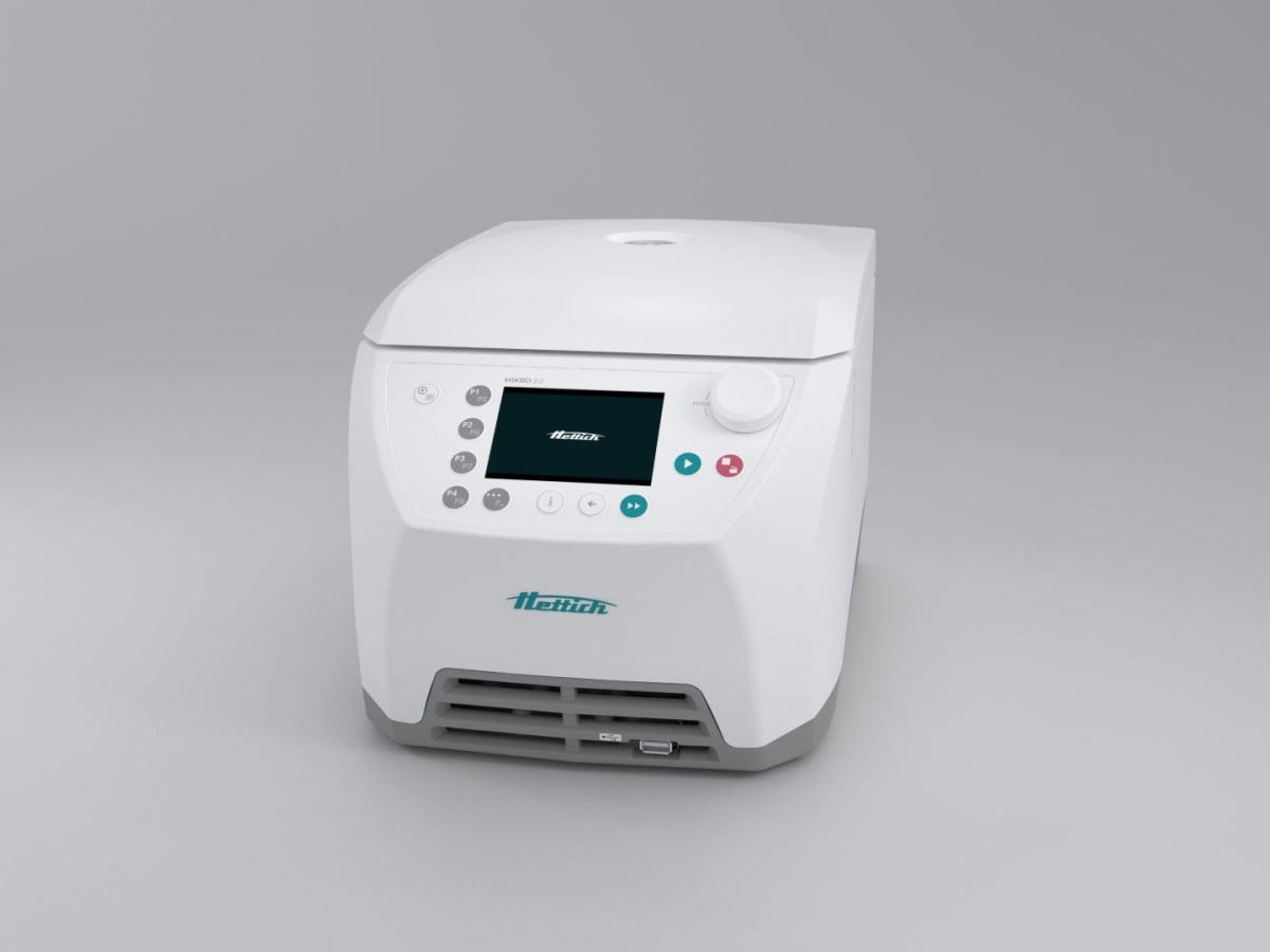 Hettich MIKRO 20 Zentrifuge – 3D-Animation