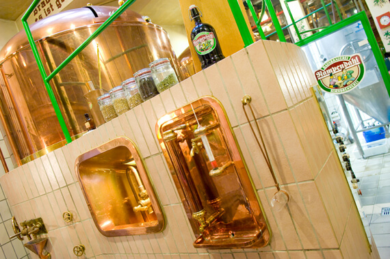 Sudhaus der Brauerei