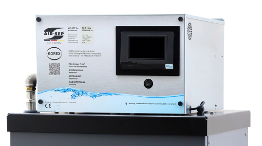 AIR-SEP® Druckhaltestation Typ AS-T 150 (Gen5)