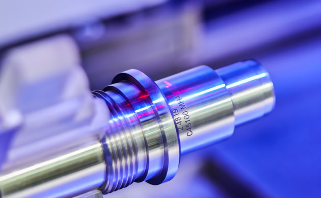 Präzisionsteil mit Laserbeschriftung