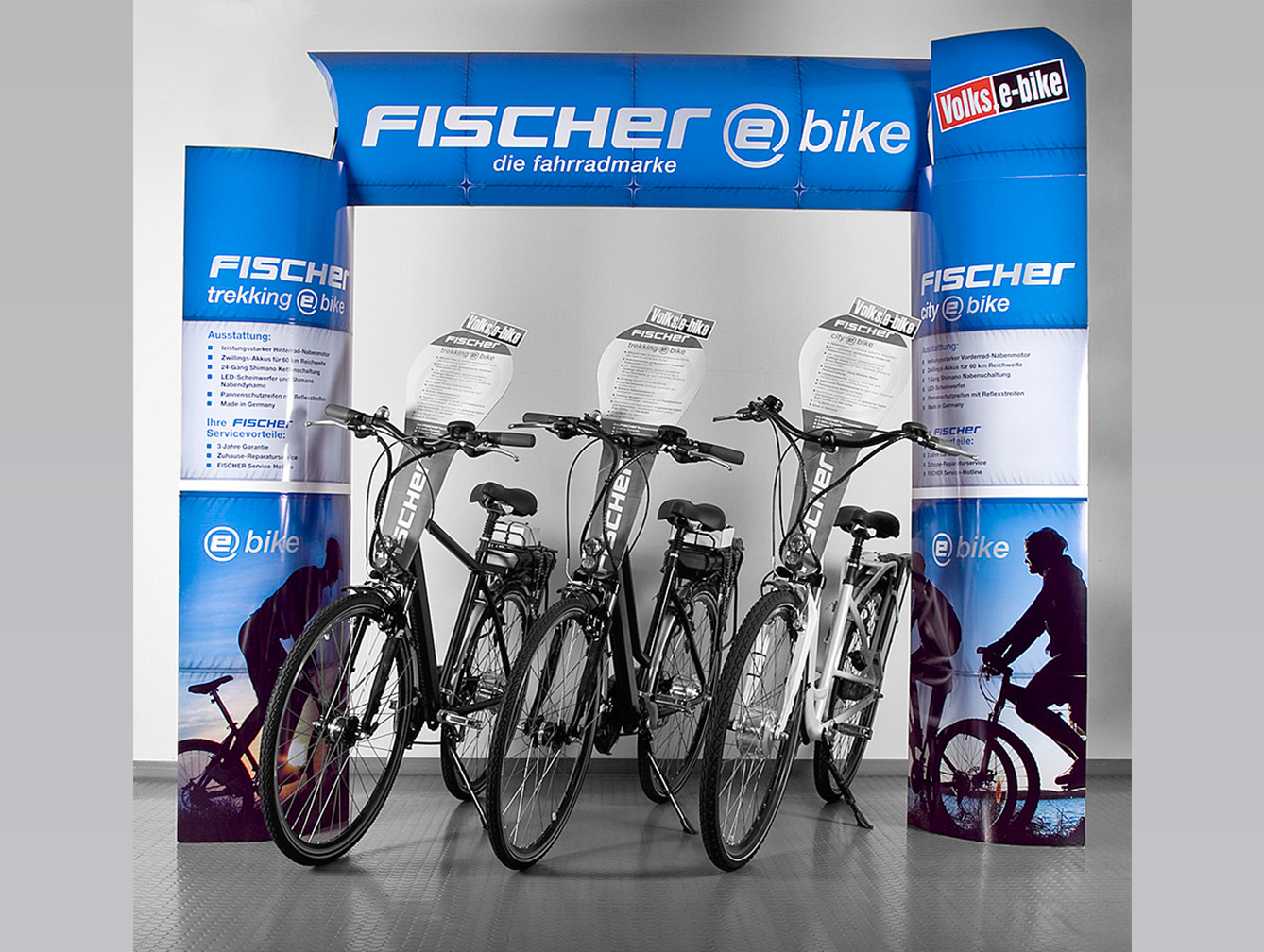 Display Fischer E-Bikes