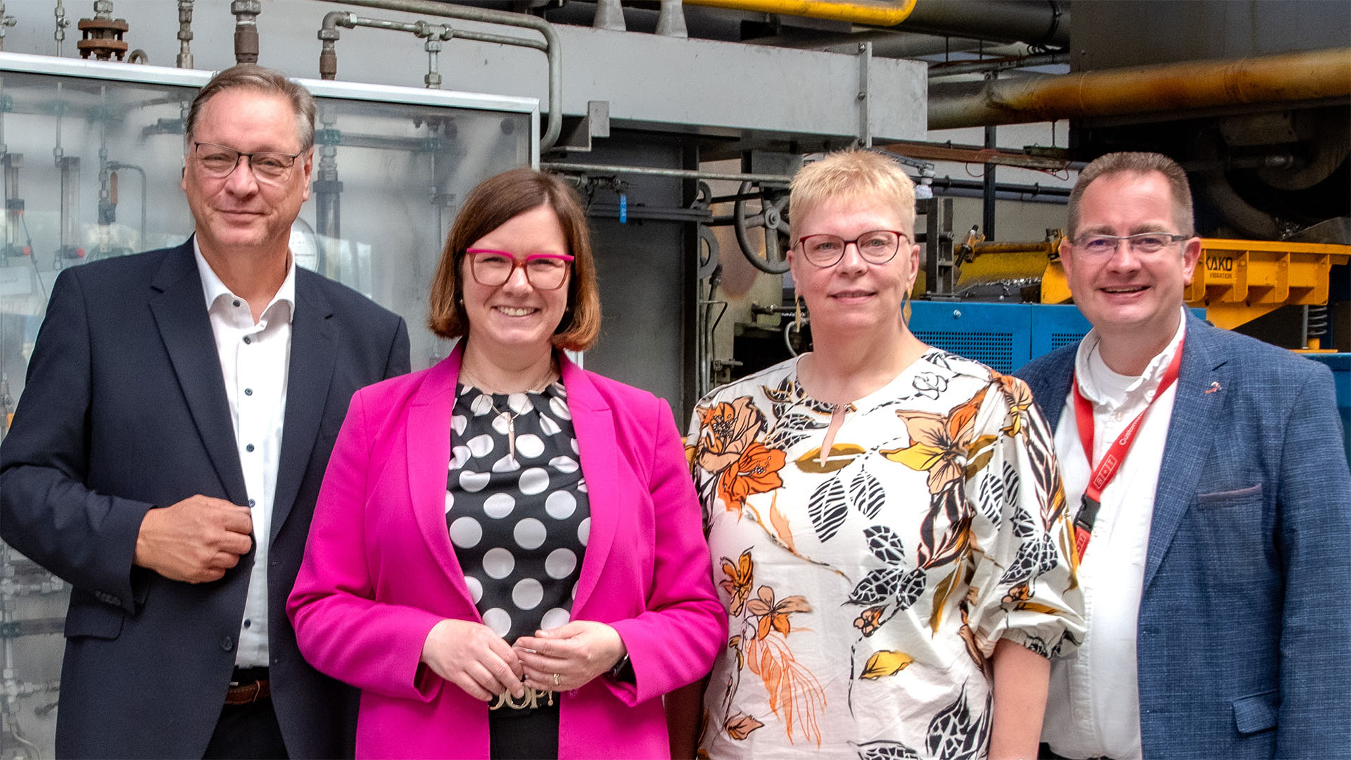 Gruppenfoto in der Galvanik