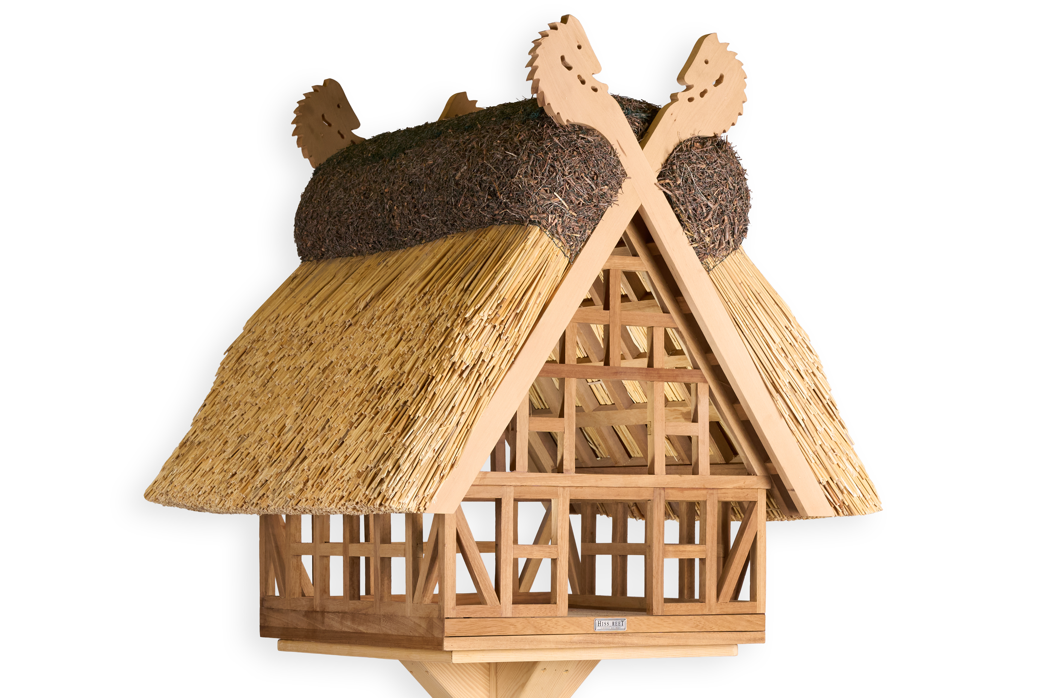 Vogelhaus FEHMARN deluxe mit Reetdach