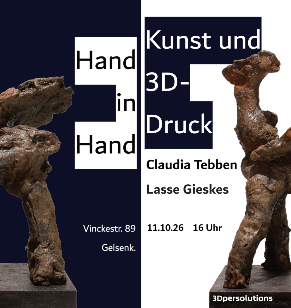 Skulpturen aus dem 3D-Druck, Kunst und 3D-Druck in Gelsenkirchen