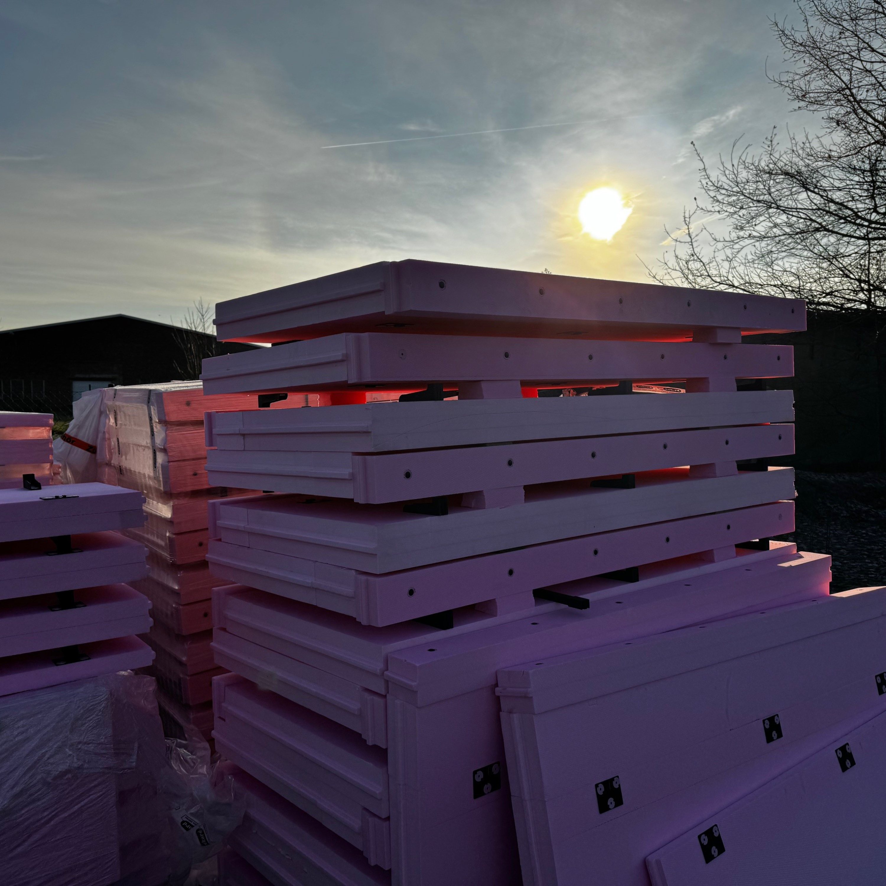 Fundamentbau-Projekt Hamburg mit Easy Klick Thermo