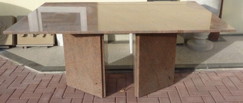 Decorative item made of natural stone