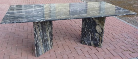 Shelf made of natural stone