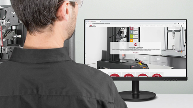 Instron Connect Portal für Ferndiagnose