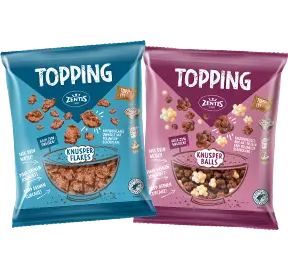 Toppings für Milchprodukte