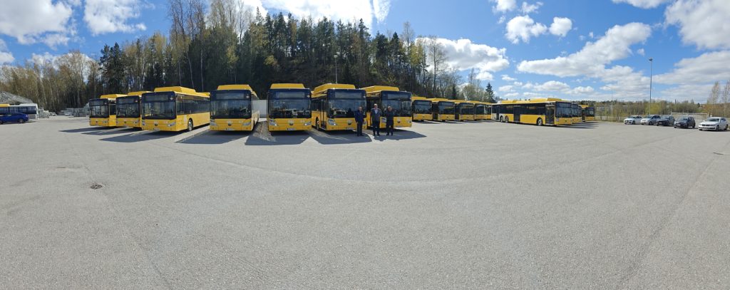 Elektrobus-Ladepunkt