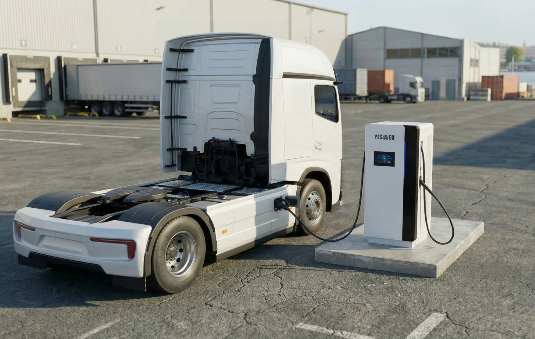 Hochleistungsladelösung für Elektro-Lkw