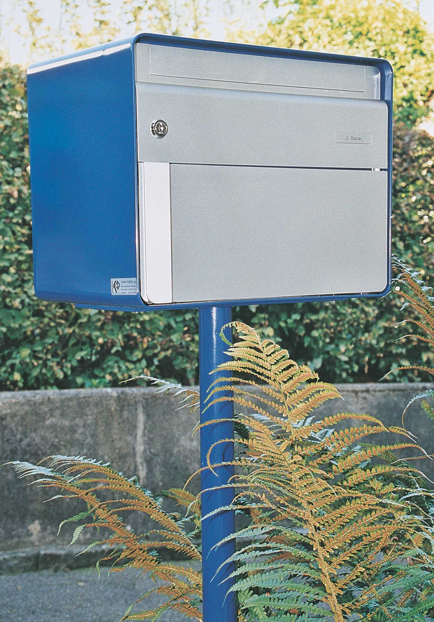 Briefkastensystem mit Gegensprechanlage und Videoüberwachung