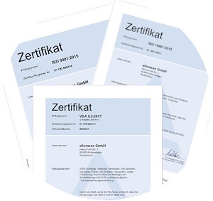 Qualität & Zertifizierung