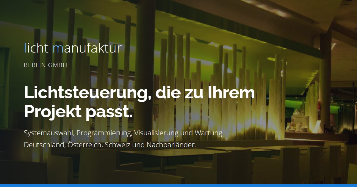 Licht Manufaktur Berlin – Fertigung