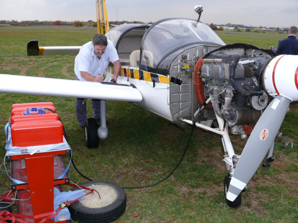Messflugzeug der FH Aachen