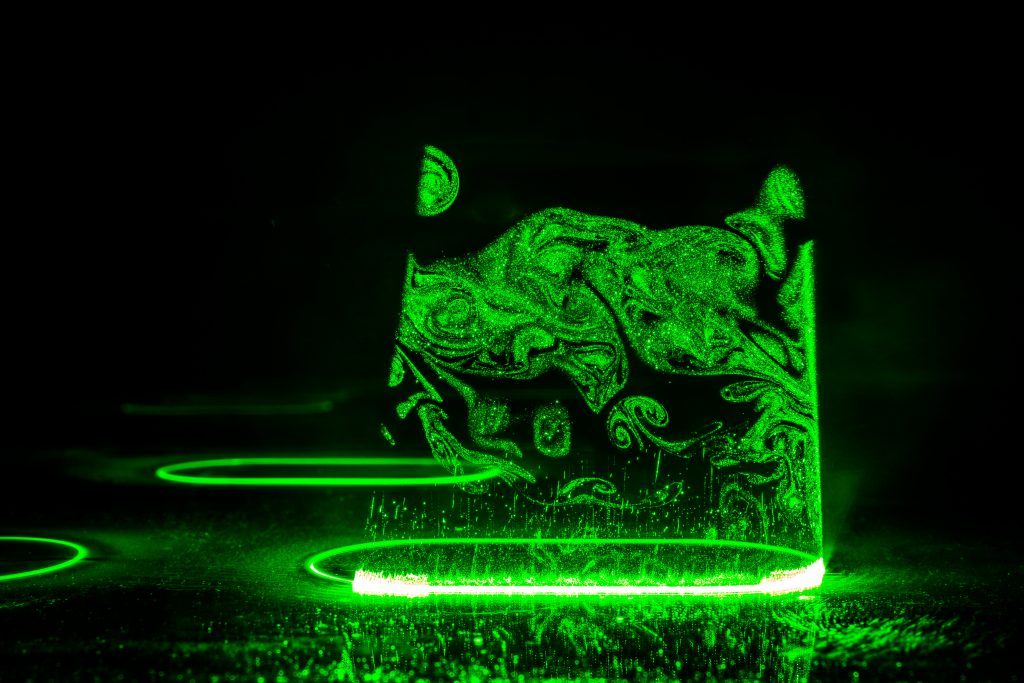 Laserstrahl in der Materialbearbeitung